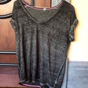 Oversized grey Free People tee shirt